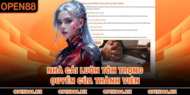 Nhà cái luôn tôn trọng quyền của thành viên Nhà cái luôn tôn trọng quyền của thành viên