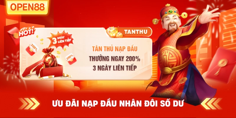 Ưu Đãi Nạp Đầu Nhân Đôi Số Dư Ưu Đãi Nạp Đầu Nhân Đôi Số Dư